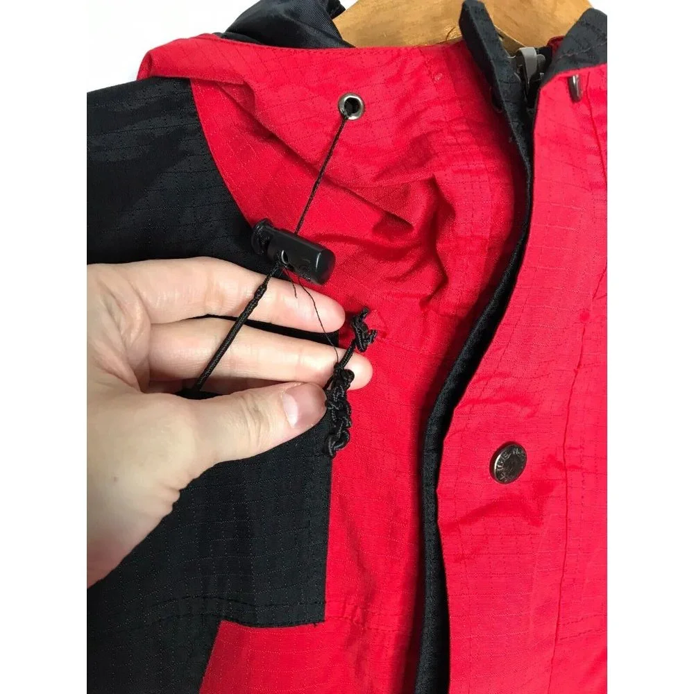 Vintage 90's The North Face Gore XCR Summit Series Jacket Mens Medium Red Black